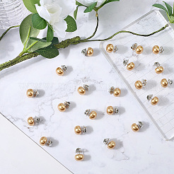 30Pcs ABS Imitation Pearl Brooches&nbsp;JEWB-GF0011-53A