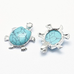 Synthetic Green Turquoise Pendant&nbsp;X-G-G759-B02