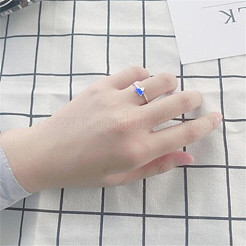 Adjustable Brass Enamel Cuff Open Rings for Women&nbsp;WG307FF-01