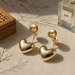 2 Pairs 2 Colors Alloy Stud Earrings&nbsp;EJEW-HY0001-21