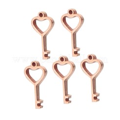 PVD Vacuum Plating 304 Stainless Steel Charms&nbsp;STAS-WH0016-04-RG01