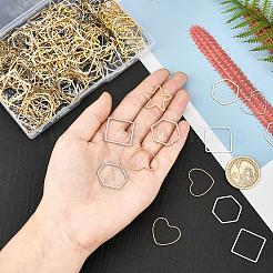 240Pcs 8 Style Brass Linking Rings&nbsp;KK-OC0001-19