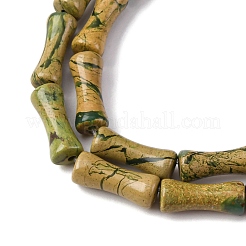 Natural Verdite Stone Beads Strands&nbsp;G-L624-G08-12x5mm