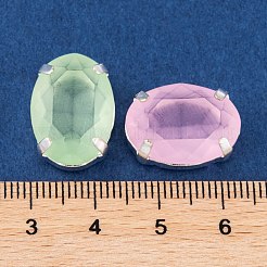Oval Sew on Rhinestone&nbsp;GLAA-K069-06B-S