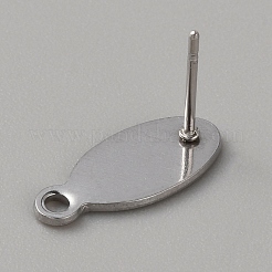 304 Stainless Steel Stud Earring&nbsp;LS-STAS-WH0017-028P