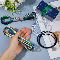 12Pcs 6 Colors Elastic Trash Bag Bands for Garbage Cans&nbsp;FIND-FH0017-03