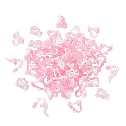 Plastic Clip-on Earring Findings&nbsp;X-FIND-Q001-02