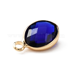 Faceted Glass Pendants&nbsp;X-KK-WH0046-59G-09
