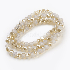 Electroplate Glass Beads Strands&nbsp;GLAA-K027-HR-A01-A