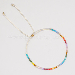 Adjustable Plastic Beaded Slider Bracelets&nbsp;YS6543-4