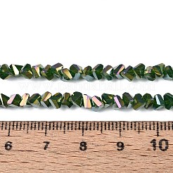Electroplate Opaque Glass Beads Strands&nbsp;GLAA-N022-4mm-17