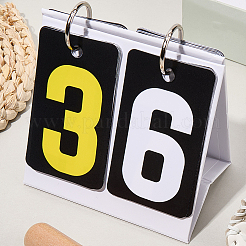 PVC with Paper Tabletop Flip Scoreboard&nbsp;AJEW-WH20054-114A