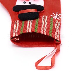 Cloth Hanging Christmas Stocking&nbsp;HJEW-SZC0004-30