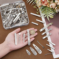 Iron Alligator & Snap Hair Clip Findings&nbsp;IFIN-PH0024-60P