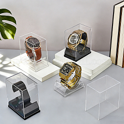 6Pcs 2 Colors Plastic Single Watch Display Cases&nbsp;CON-PH0003-65