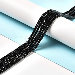 Natural Black Spinel Beads Strands&nbsp;G-D467-A04-01