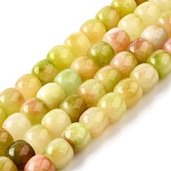 Natural Dyed White Jade Beads Strands&nbsp;G-U023-B03-03