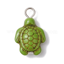 Dyed Synthetic Turquoise Pendants&nbsp;PALLOY-JF02897