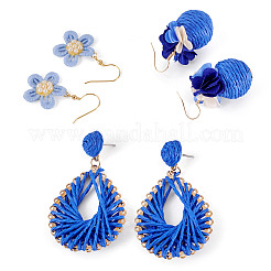 3 Pairs 3 Styles Earrring Sets&nbsp;EJEW-TA000-70C