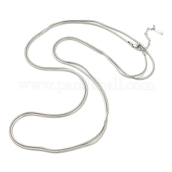 1.6MM 304 Stainless Steel Snake Chain Long Necklaces&nbsp;NJEW-A049-02P