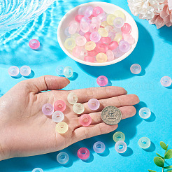 200Pcs Frosted Acrylic Beads&nbsp;FACR-TA0001-12