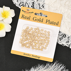 80Pcs Brass Spacer Beads&nbsp;KK-BBC0020-77