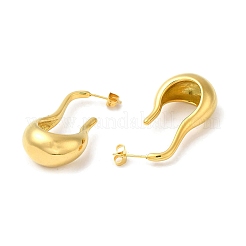 Golden 304 Stainless Steel Stud Earrings&nbsp;LS-EJEW-K257-01A-G
