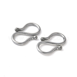 304 Stainless Steel S-Hook Clasps&nbsp;STAS-Z124-04A-P