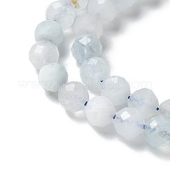 Natural Aquamarine Beads Strands&nbsp;G-E411-19E-4mm-01