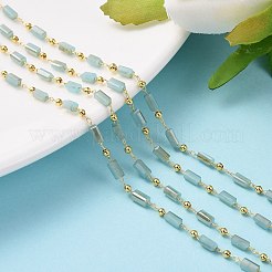 3.28 Feet Handmade Glass Beaded Chains&nbsp;X-CHC-F008-B08