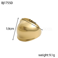304 Stainless Steel Finger Rings&nbsp;STAS-OY016-92G