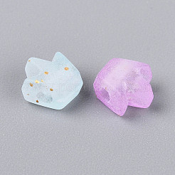 Frosted Transparent Acrylic Beads&nbsp;FACR-T009-01A