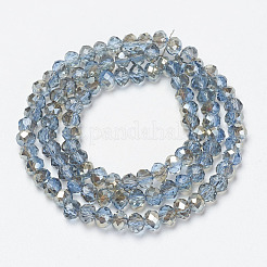 Electroplate Glass Beads Strands&nbsp;EGLA-A034-T4mm-K02