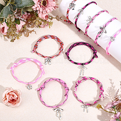 30Pcs 10 Styles Polyester Cord Bracelets&nbsp;BJEW-PH01983