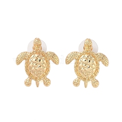 Sea Turtle Alloy Stud Earrings for Women&nbsp;EJEW-A112-04KCG