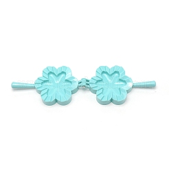 Flower Shaped Plastic Dumplings Making Molds&nbsp;DIY-WH0268-01C
