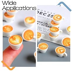 50Pcs 5 Styles Opaque Resin Pendants&nbsp;RESI-CJ0005-23