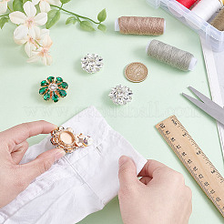 4Pcs 2 Styles Alloy Buttons&nbsp;FIND-NB0005-90D