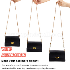 3Pcs 3 Style Plastic Imitation Pearl & Iron Curb Chain Bag Handles&nbsp;DIY-WR0002-71A