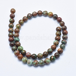Natural Quartzose Jade Beads Strands&nbsp;G-E444-32-8mm