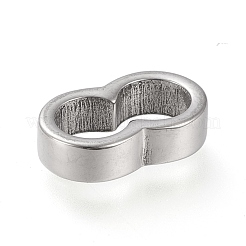 Tarnish Resistant 304 Stainless Steel Slide Charm&nbsp;STAS-K199-13P