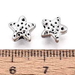 Textured Tibetan Style Alloy Beads&nbsp;PALLOY-N187-10AS
