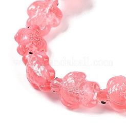 Transparent Glass Enamel Beads Strands&nbsp;GLAA-B021-06H