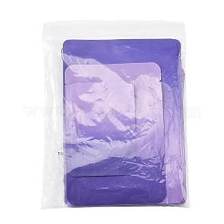 50Pcs 4 Style Two Tone Rectangle Plastic Zip Top Gift Bags&nbsp;OPP-FS0001-19A-2
