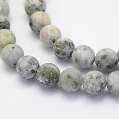 Natural Crazy Agate Beads Strands&nbsp;G-G707-8mm-B12