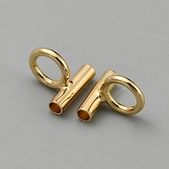 Brass Tube Bails&nbsp;DIY-WH0430-581A-G