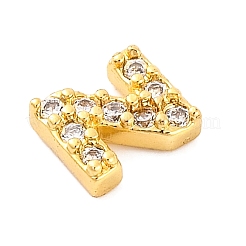Rack Plating Brass Micro Pave Cubic Zirconia Cabochons&nbsp;KK-F874-04G-Z