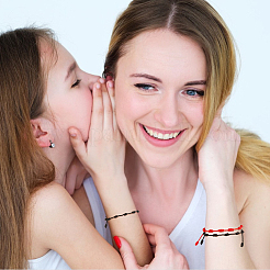6Pcs 2 Colors Wool Braided Kont Cord Bracelets Set&nbsp;BJEW-AN0001-24
