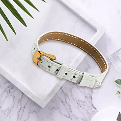 1Pc Leather Textured Bracelet Straps Slide Wristbands for Slide Charms&nbsp;AJEW-CL0003-11A