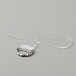 TPU Mobile Phone Lanyard Patch&nbsp;FIND-WH0032-42P-02